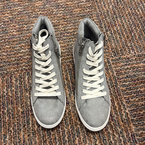Steve Madden Elyka' Laser Cut High Top Sneaker - Picture 2 of 8